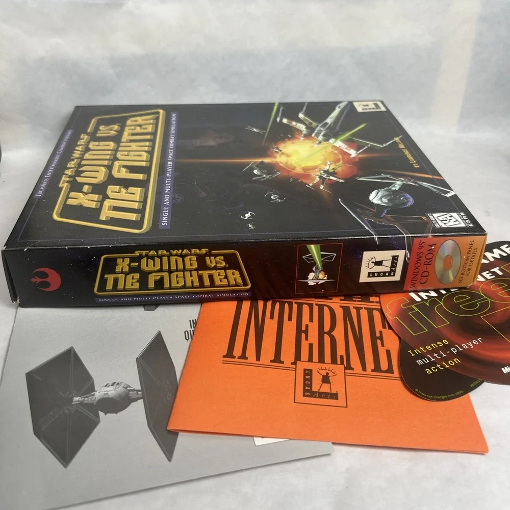 Star Wars X-Wing‎ vs. Tie Fighter Big Box PC. BOX and INSERTS ONLY.